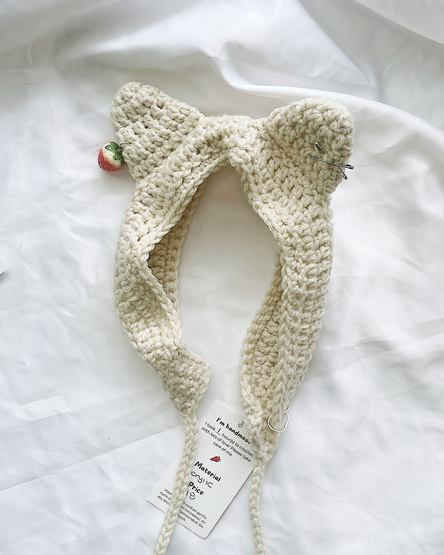 Cat Ear Crochet Headband/Bonnet *Preorder*