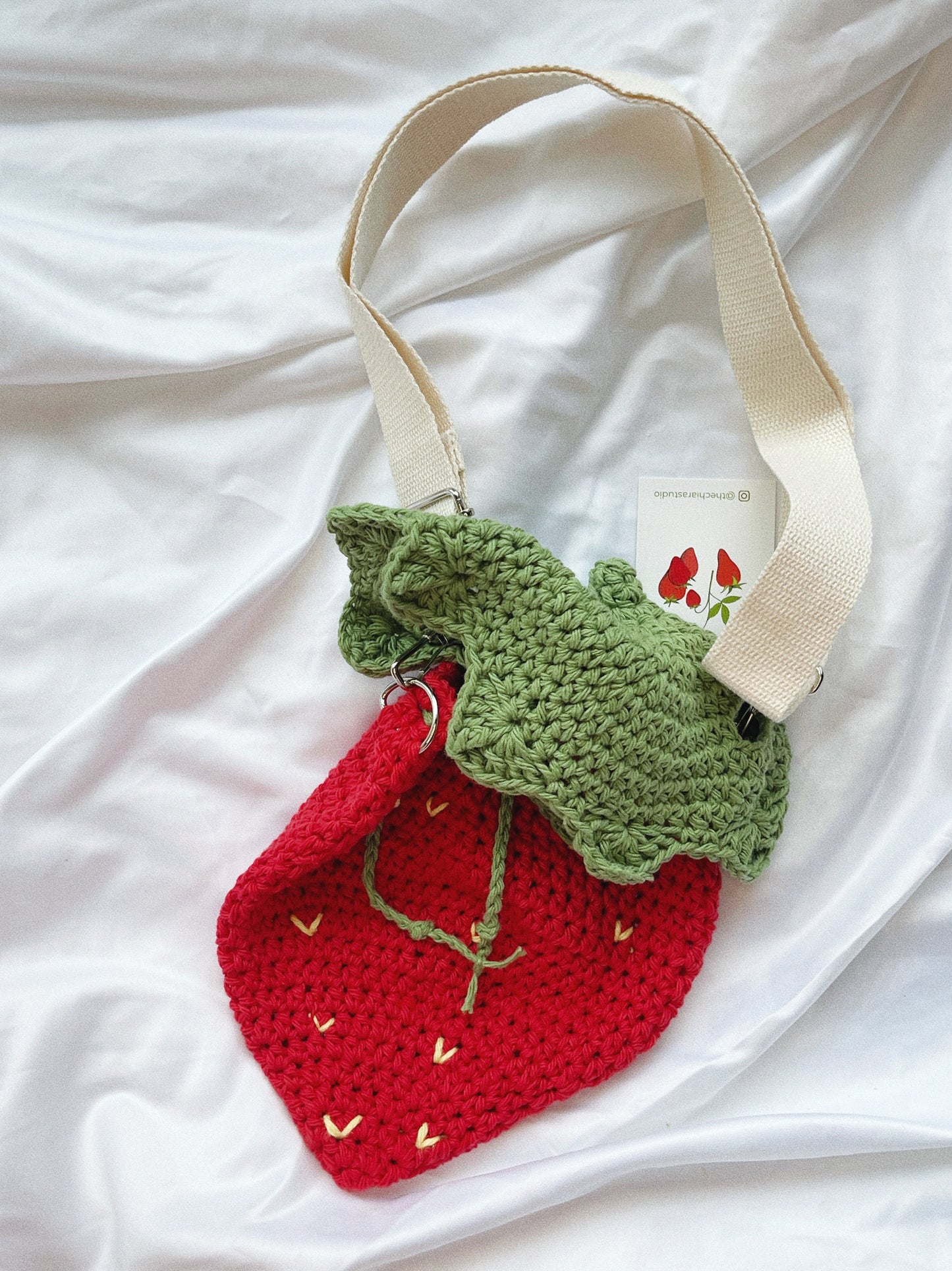Strawberry Crochet Bag *Preorder*