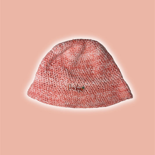 Just Peachy Crochet Cotton Bucket Hat